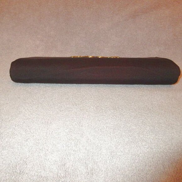 Vintage Baguette Clutch Purse Kisslock Filigree Chain Strap Old Money Regency - Picture 11 of 11